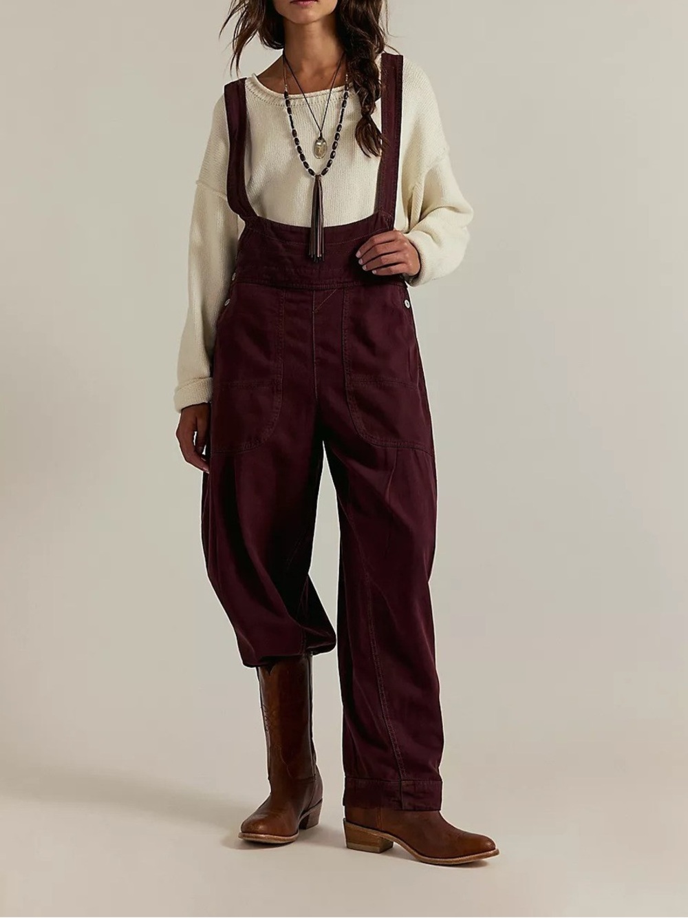 NWOT Felix tapered overalls by We The Free from Free People in size Small